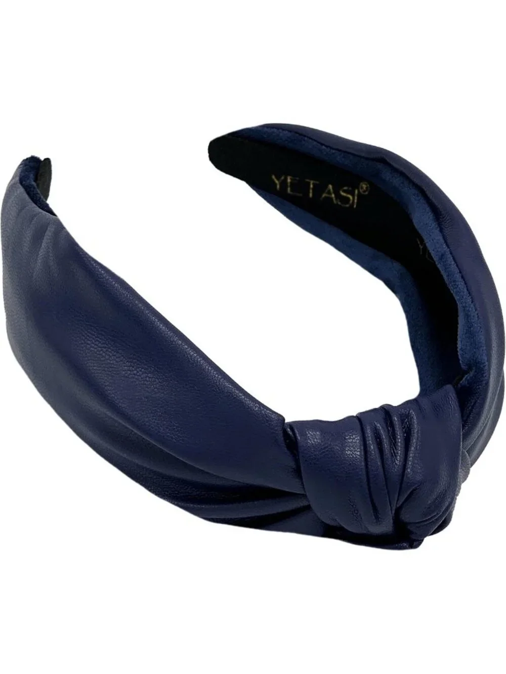 Trendy Navy Blue Knotted Headband for Women | All-Day Wear, Fashion Accessory